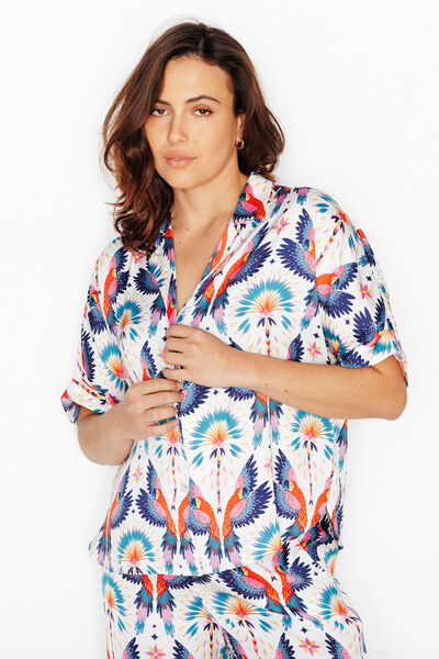 CHEMISE MANCHES COURTES MULTICO BLANC