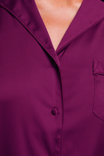CHIMENE VESTE SATIN  ROUGE