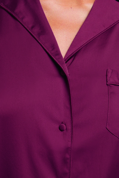 VESTE SATIN ROUGE