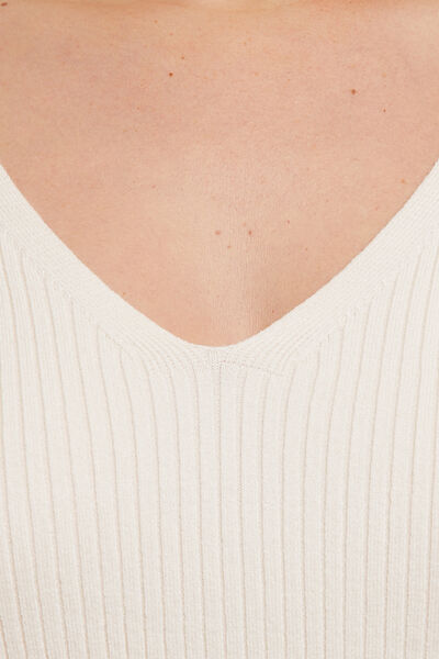 CAFE TOP VISCOSE ECRU