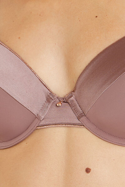 SOUTIEN-GORGE AMPLI PLUNGE TAUPE
