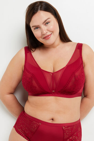 COLETTE+ SOUTIEN-GORGE SANS ARMATURES ROUGE