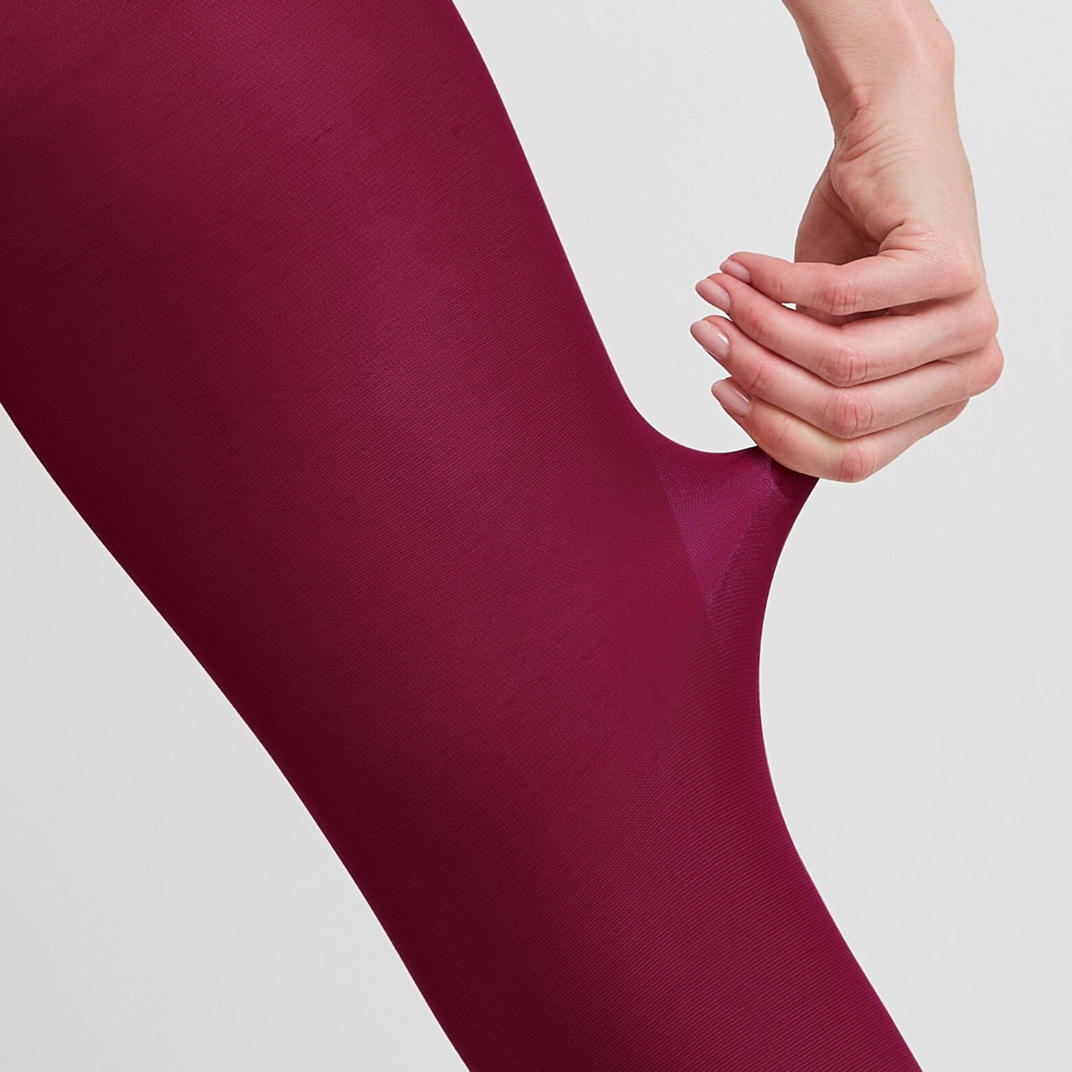 MANGUE COLLANT UNI 60 DENIERS BORDEAUX