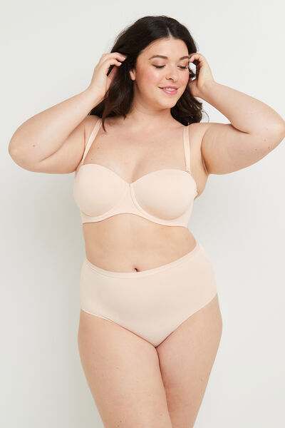 CULOTTE TAILLE HAUTE MICROFIBRE NATUREL