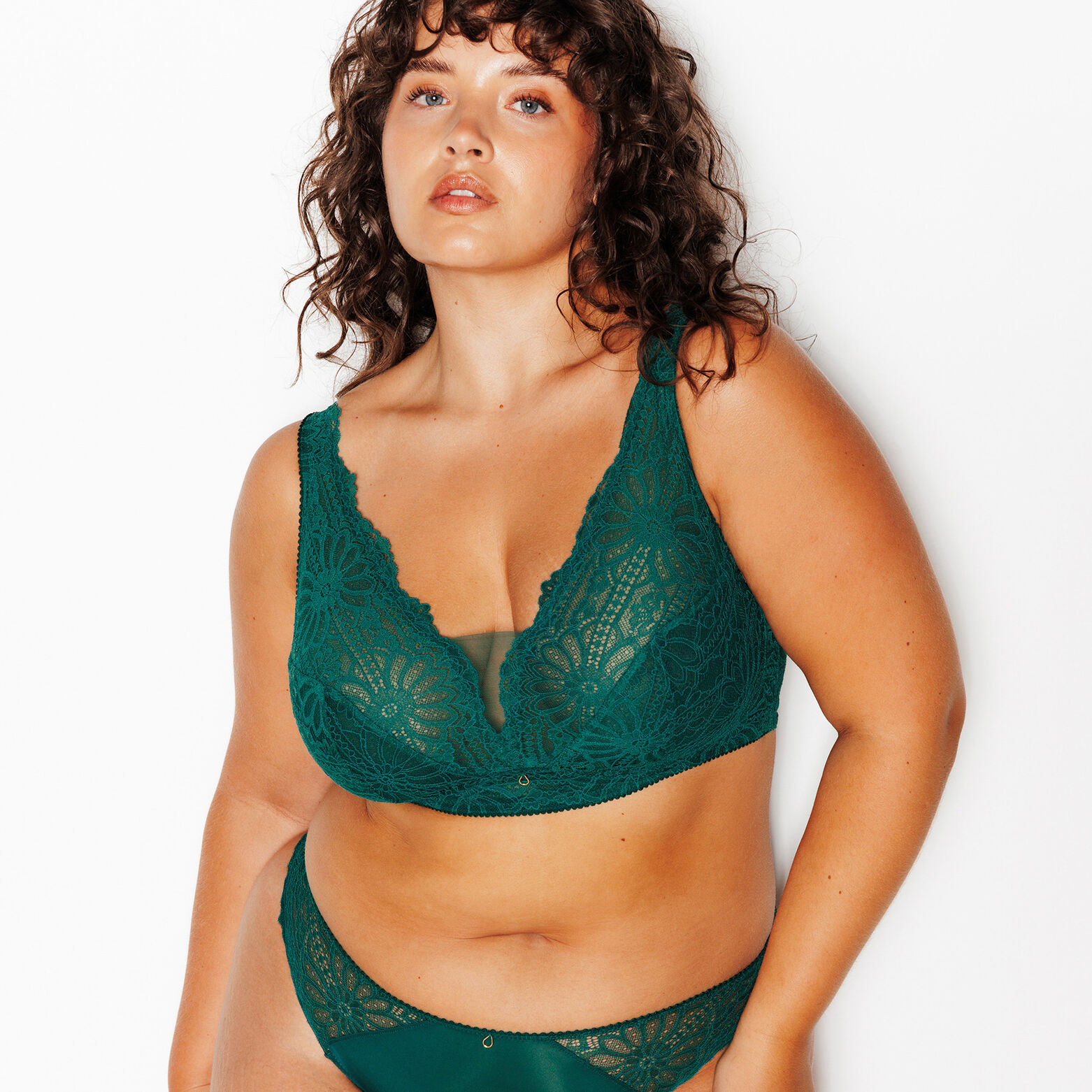 JANNEL SOUITEN-GORGE SANS ARMATURES VERT FONCE