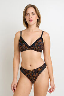 DOUCE TANGA MICROFIBRE MULTICO NOIR