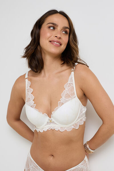 SOUTIEN-GORGE AMPLIFORME BLANC
