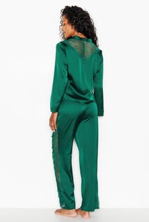 INOUIE PANTALON DENTELLE VERT