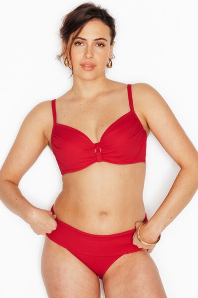 MALOU Maillot de bain Ampliforme ROUGE