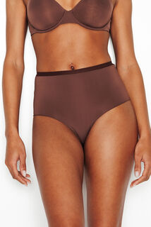 PERFECT CULOTTE TAILLE HAUTE MICROFIBRE MARRON