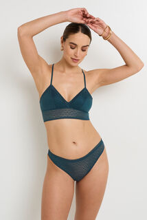 GINGER CULOTTE DENTELLE BLEU