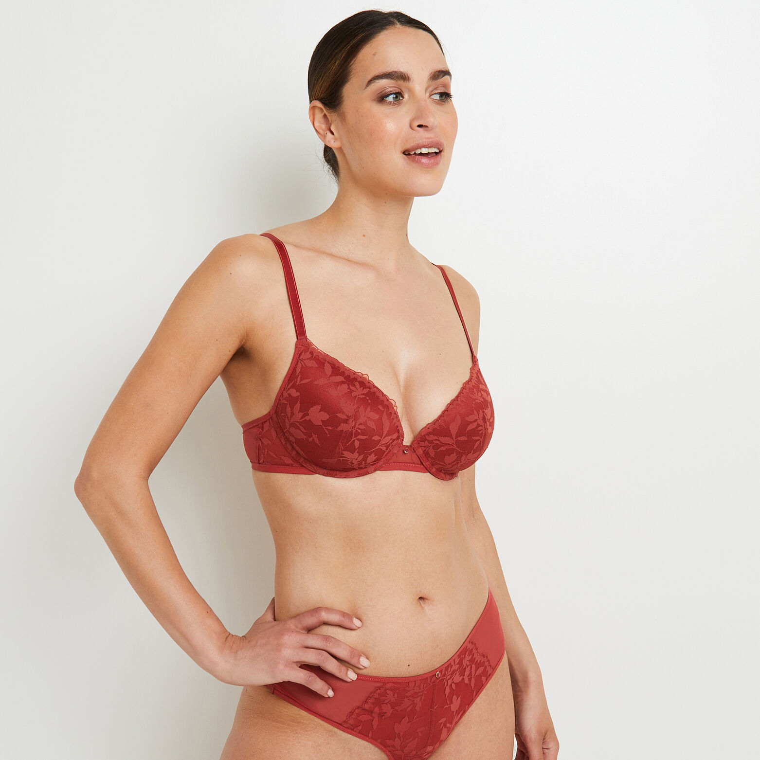 FLORENCE SOUTIEN-GORGE AMPLIFORME  BORDEAUX