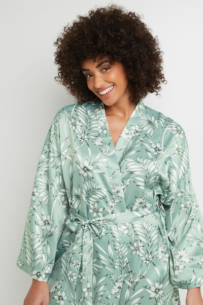 BARNEY DESHABILLE SATIN IMPRIMEE Vert clair