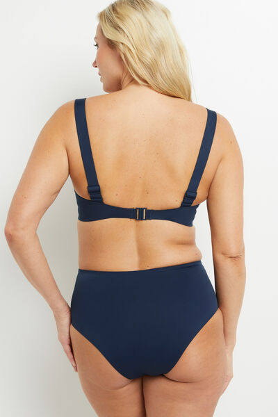 LOUISE MAILLOT DE BAIN CULOTTE HAUTE MARINE