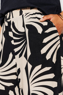 PLAGE PANTALON MULTICO NOIR