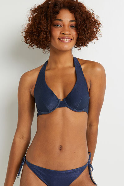 MAILLOT DE BAIN TRIANGLE ARMATURE MARINE