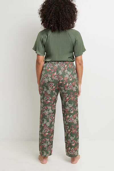 CARAMEL PANTALON SATIN MULTICO VERT