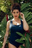 LOUISE MAILLOT DE BAIN UNE PIECE MARINE