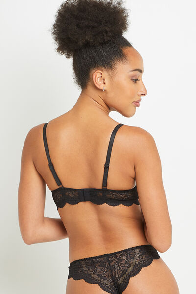 AMELIE SOUTIEN-GORGE EMBOITANT DENTELLE NOIR