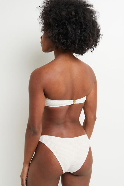 MAUD MAILLOT DE BAIN CULOTTE MIDI BLANC