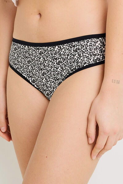 LOT CULOTTE X3 COTON BIO MULTICO NOIR
