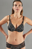 ARTEMIS SOUTIEN-GORGE PUSH UP NOIR/ARGENT