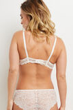 DENTELLE SOUTIEN-GORGE AMPLI FOULARD ECRU