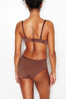PERFECT SHORTY MICROFIBRE MARRON