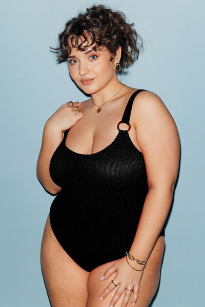 MAILLOT DE BAIN 1 PIECE NOIR