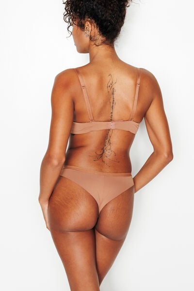 TANGA MICROFIBRE PEAU BRONZEE