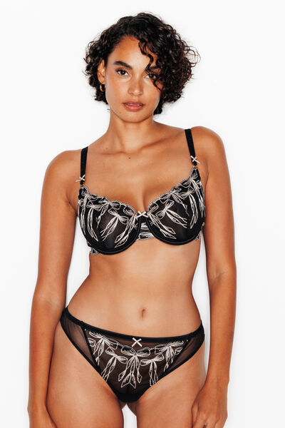 JASLINA SOUTIEN-GORGE CORBEILLE MULTICO NOIR