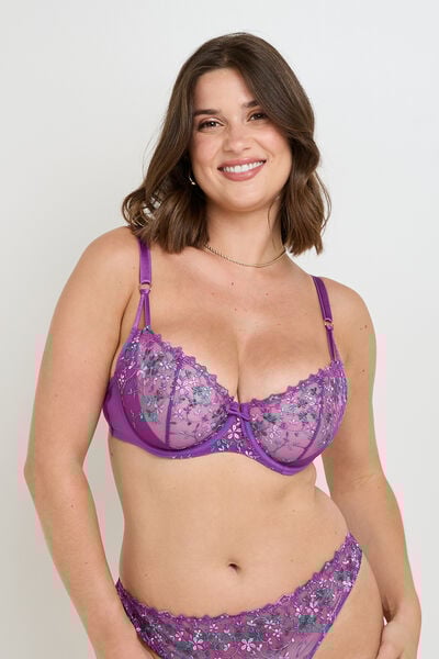 GALA SOUTIEN-GORGE CORBEILLE MULTICO VIOLET