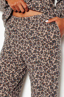 JORDANA PANTALON DE PYJAMA MULTICO MARRON