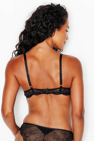SOUTIEN-GORGE FOULARD NOIR