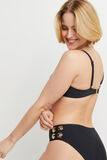 LANA MAILLOT DE BAIN EMBOITANT COULISSE NOIR