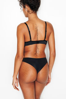 IRENE TANGA MICROFIBRE NOIR