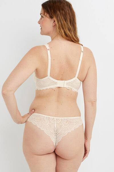 DENTELLE TANGA DENTELLE ECRU
