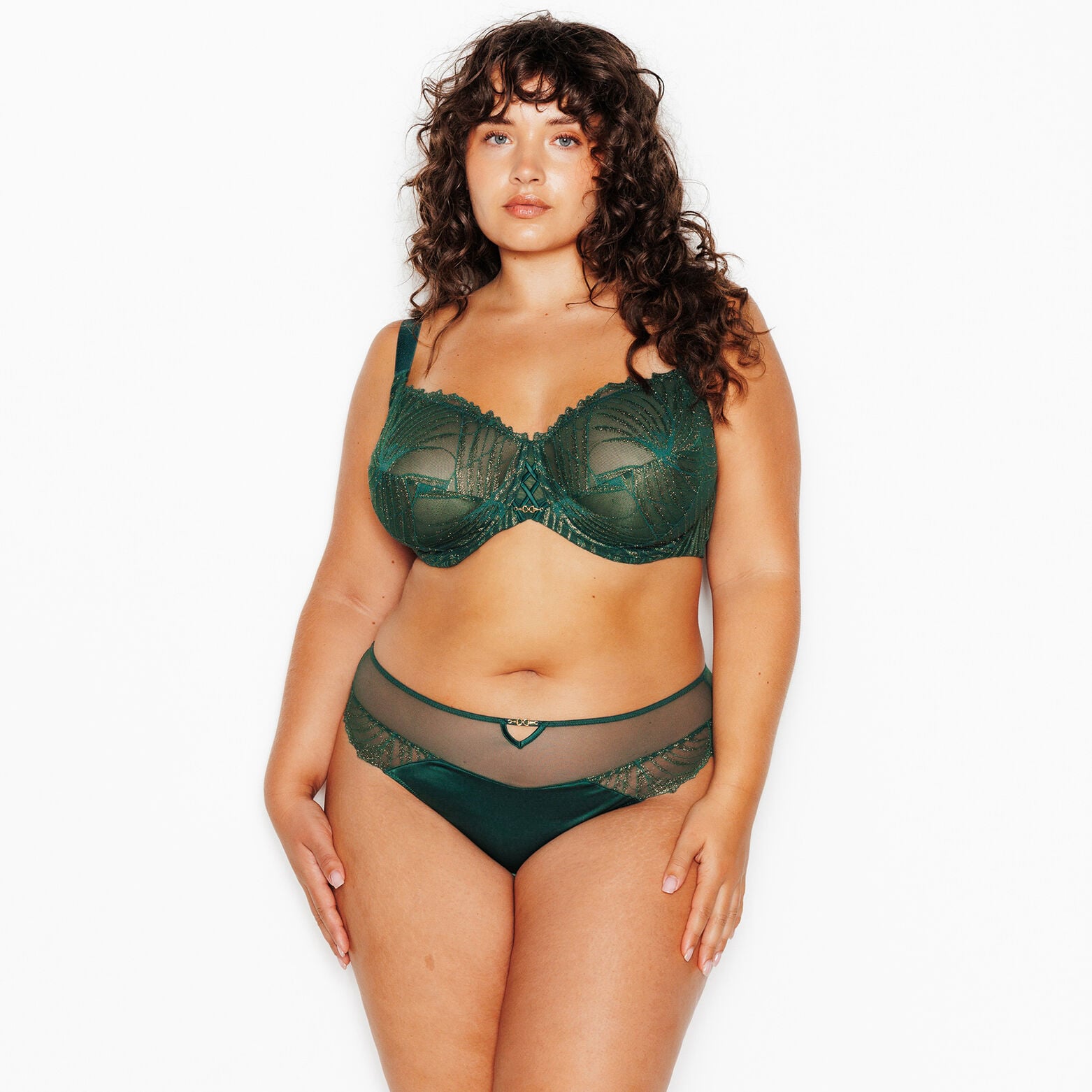 JADELYN CULOTTE CONFORT DENTELLE MULTICO VERT