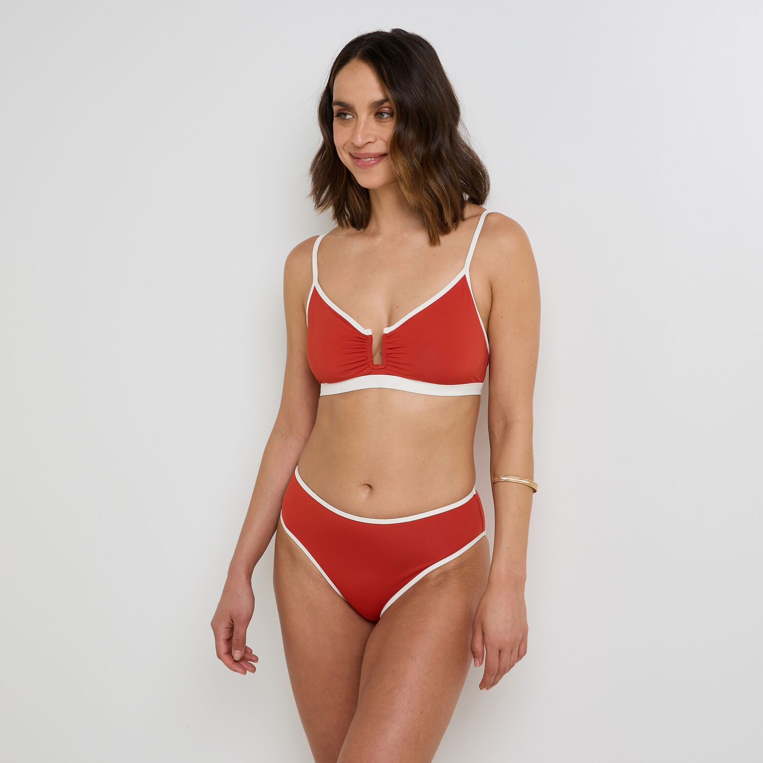 NOELI Maillot de bain culotte haute ORANGE