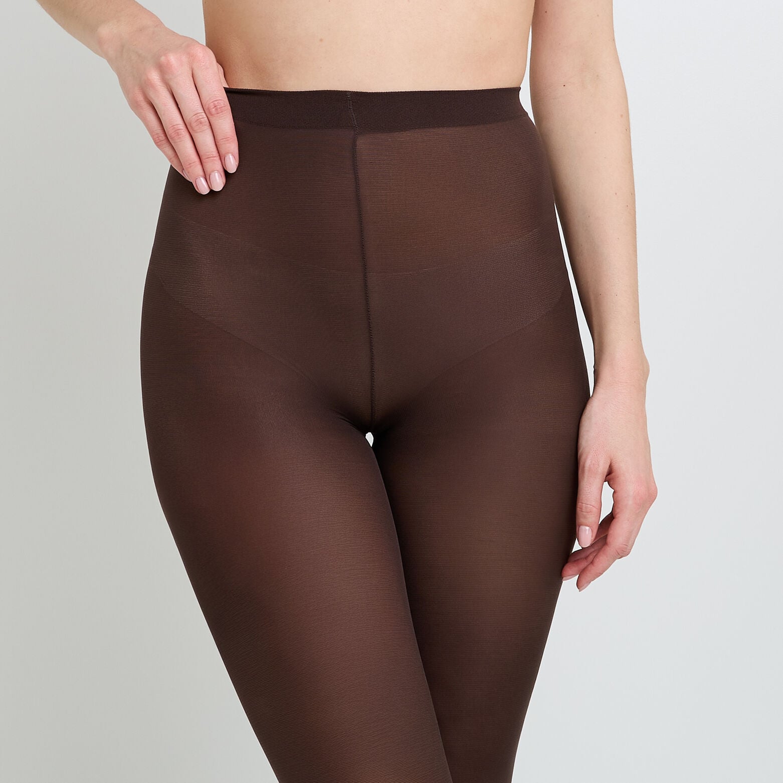 MANGUE COLLANT UNI 60 DENIERS MARRON