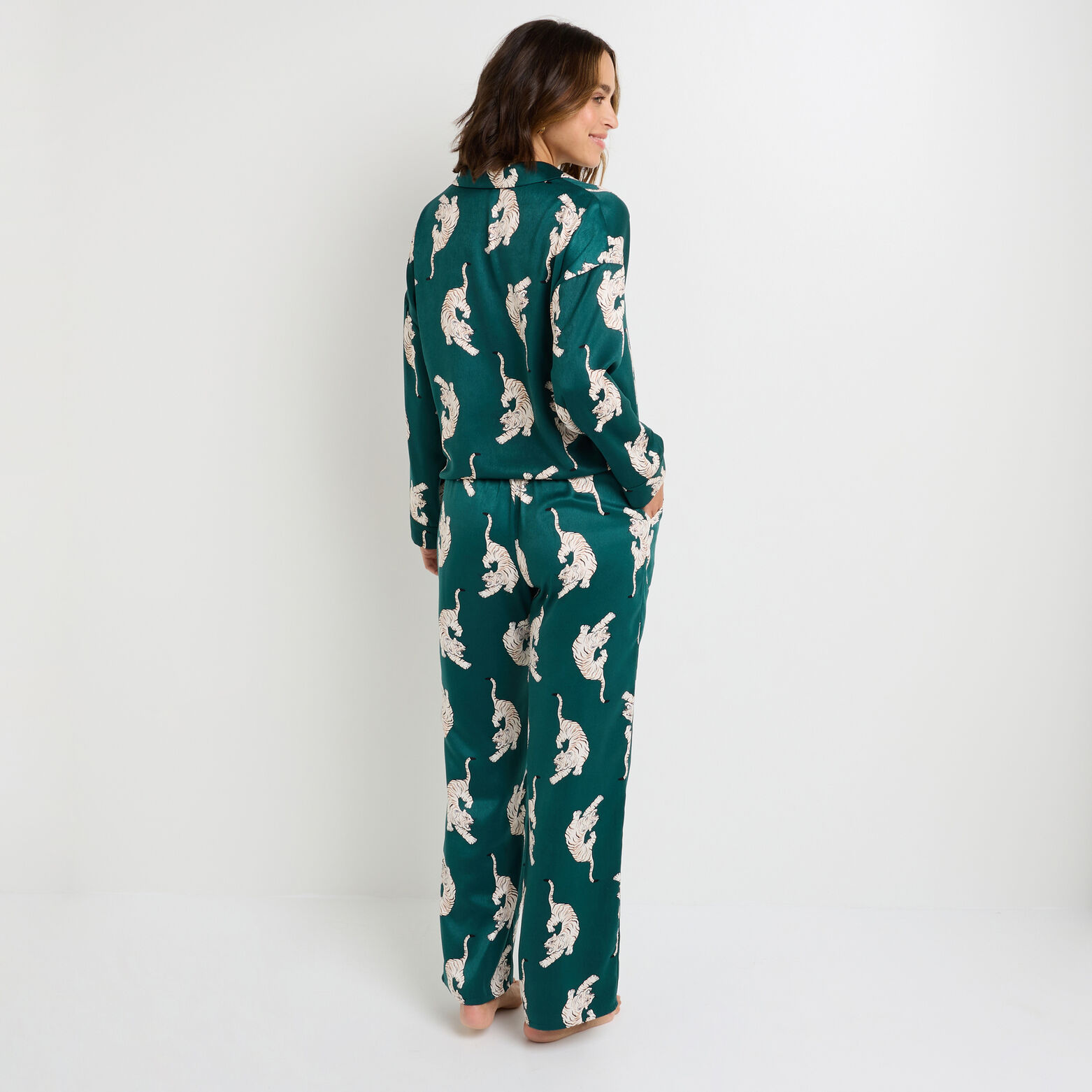 GRAMMY PANTALON DE PYJAMA MULTICO VERT