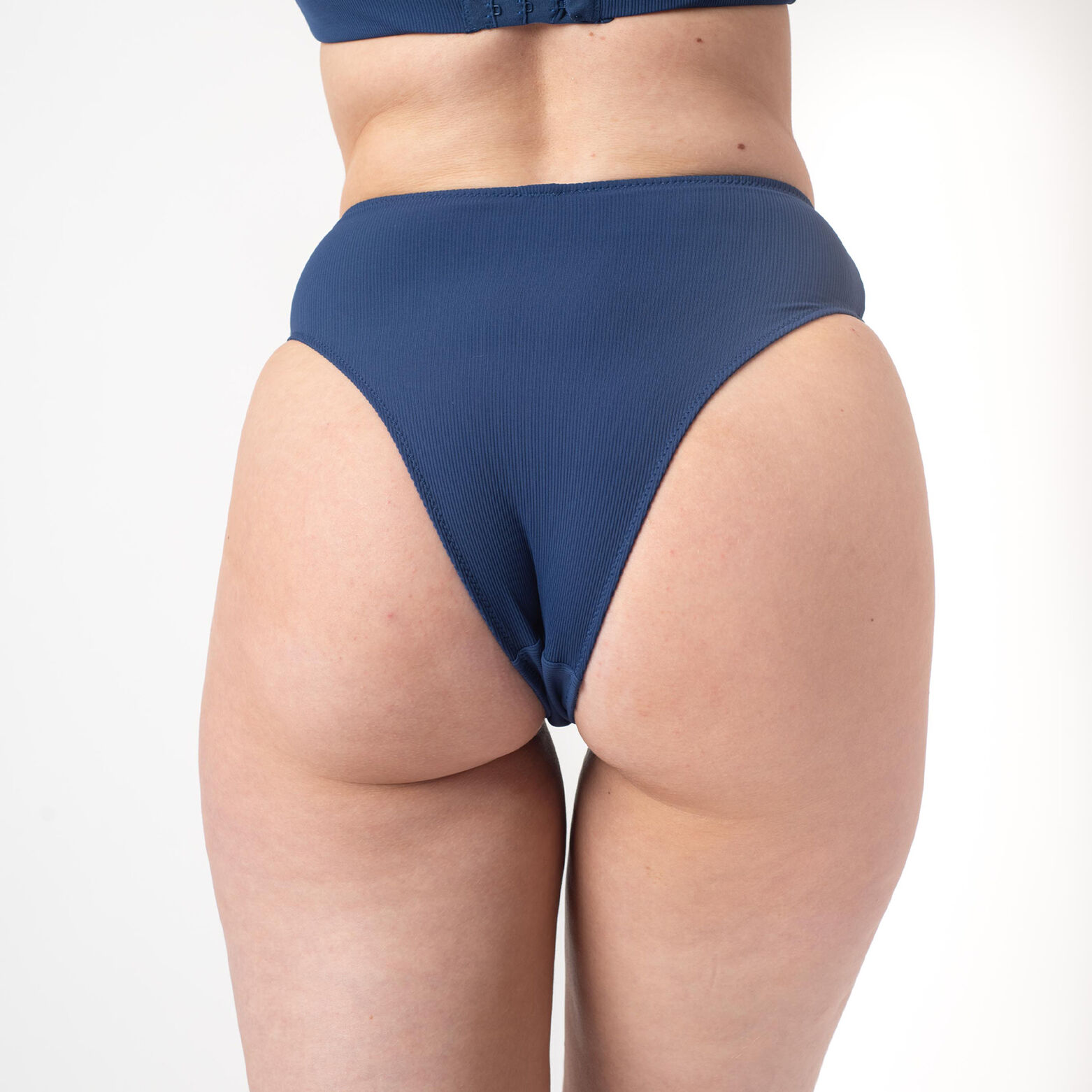 DIXIE CULOTTE HAUTE MICRO COTELEE BLEU