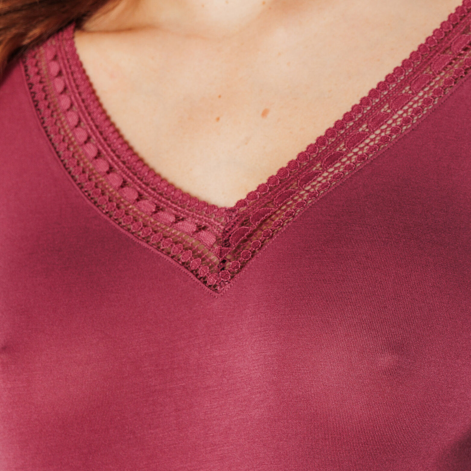 CAMILLE Tee-shirt manches longues ROSE