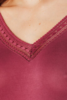 CAMILLE Tee-shirt manches longues ROSE