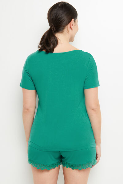 SYARA TEE SHIRT MANCHES COURTES VERT