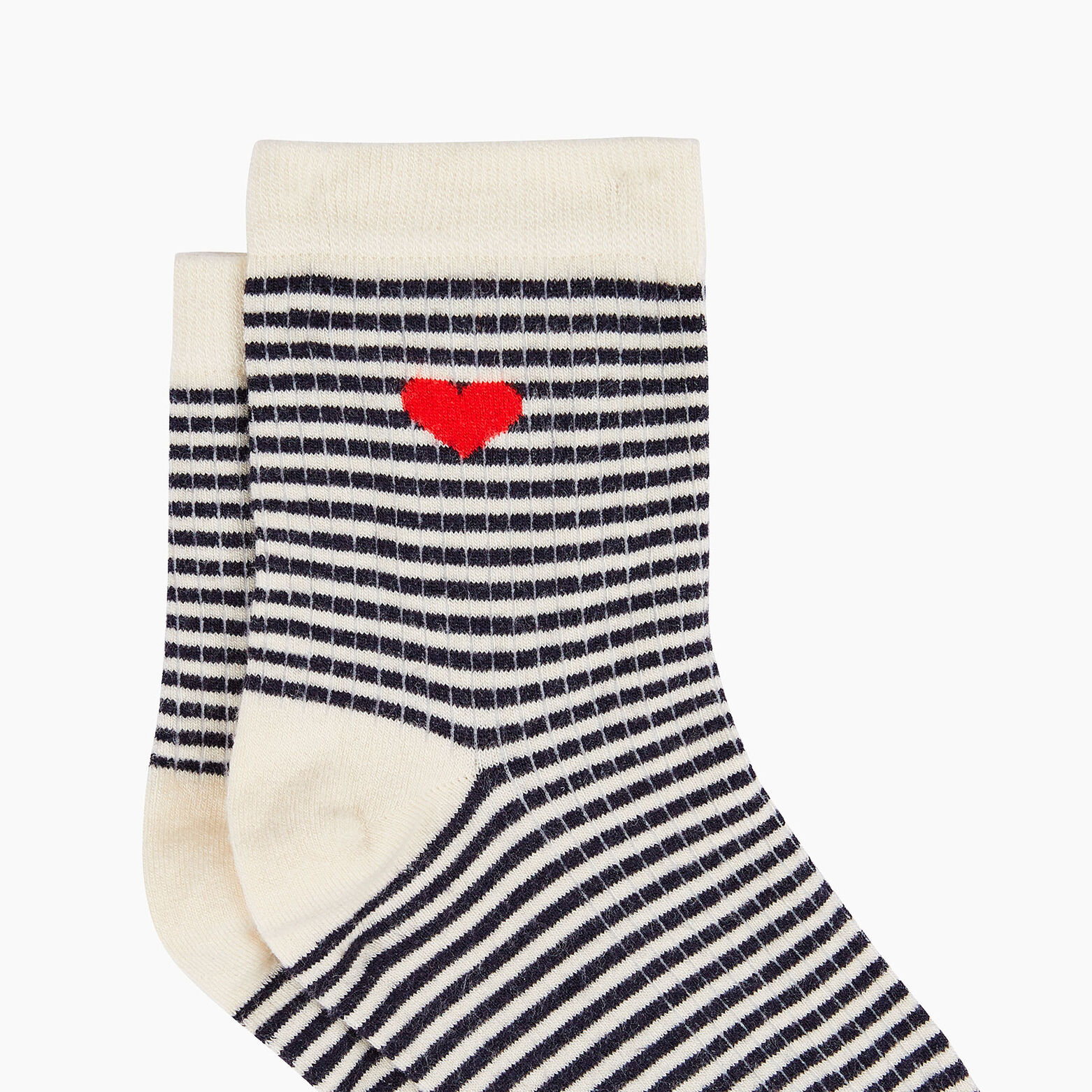 CASSIS CHAUSSETTES RAYURES MULTICO BLANC