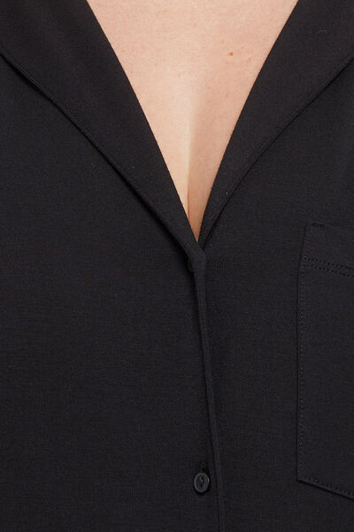 CAMILLE VESTE VISCOSE NOIR