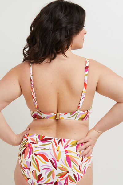 MAYA MAILLOT DE BAIN COQUE  MULTICO BLANC