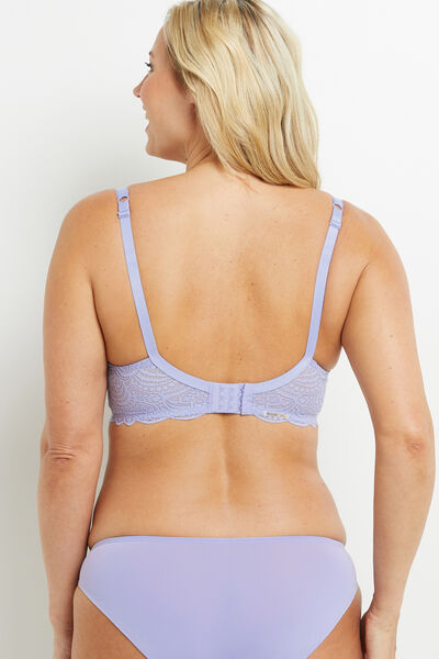 DENTELLE SOUTIEN-GORGE EMBOITANT LILAS