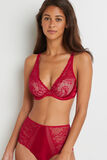 TRINITY SOUTIEN-GORGE AMPLIFORME FOULARD ROUGE